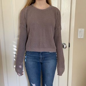 brandy melville lavender sweater